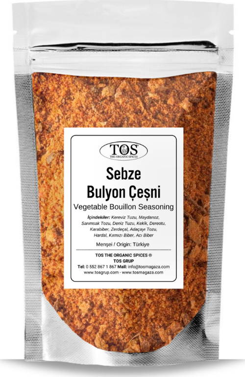 Sebze Bulyon Çeşni 250 gr Vegetable Bouillon Seasoning - Premium Quality | Baharat Karışımı