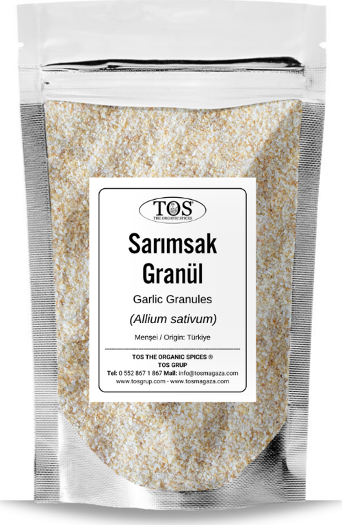 Sarımsak Granül 1 kg (1. Kalite) Allium sativum / Granulated Garlic