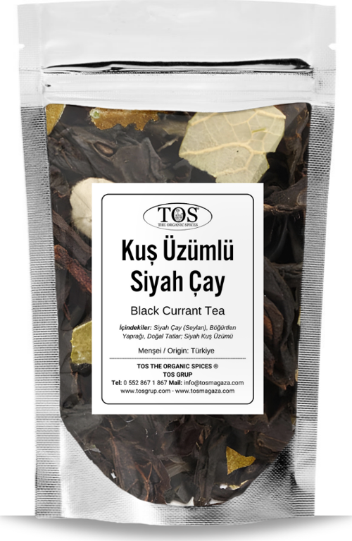 Siyah Kuş Üzümü Çayı 40 gr (1. Kalite) Black Currant Tea
