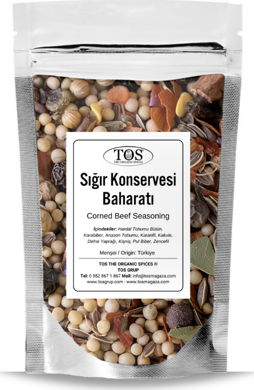Sığır Konservesi Baharatı 500 gr Corned Beef Spice Blend - Premium Quality | Baharat Karışımı