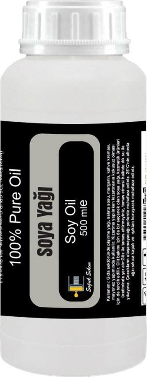 Soya Yağı 500 ml Soğuk Sıkım / Soybean Oil, Cold Pressed