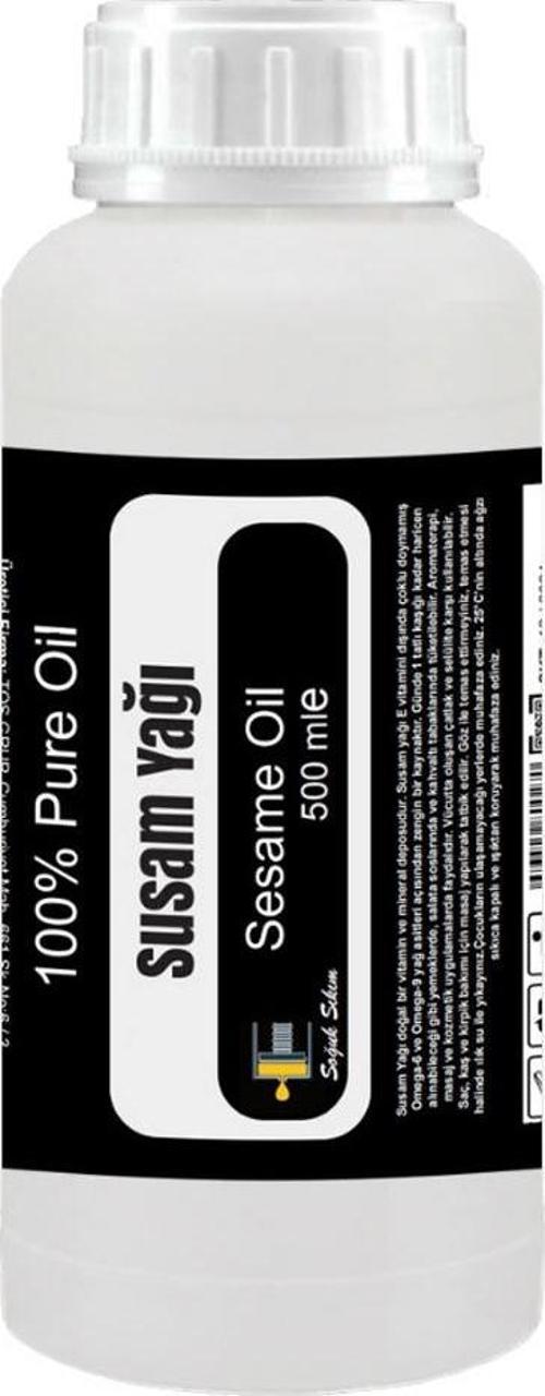 Susam Yağı 500 ml Soğuk Sıkım / Sesame Oil, Cold Pressed