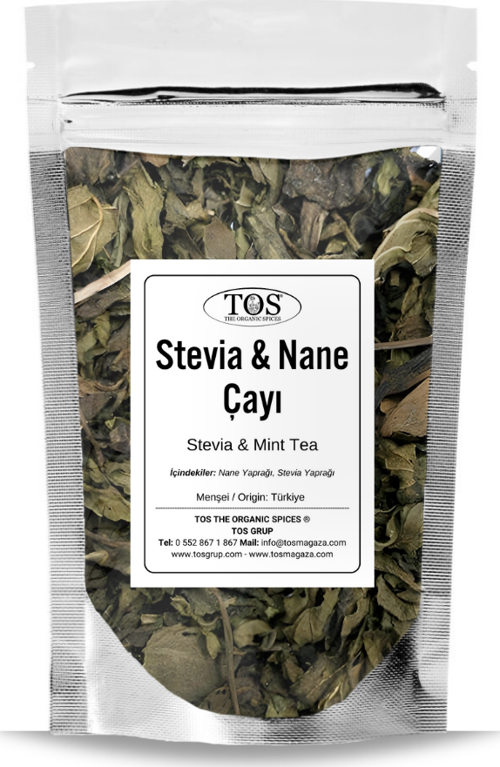 Stevia & Nane Çayı 250 gr (1. Kalite) Stevia & Mint Tea