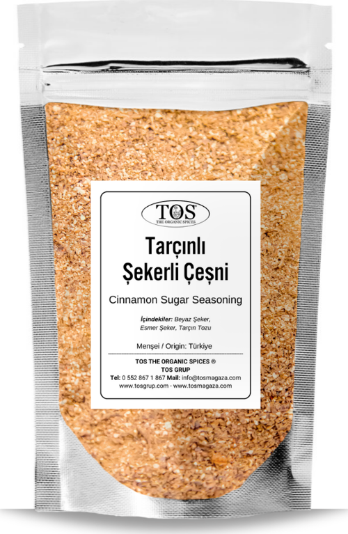Tarçınlı Şekerli Çeşni 100 gr Cinnamon Sugar Seasoning - Premium Quality | Baharat Karışımı