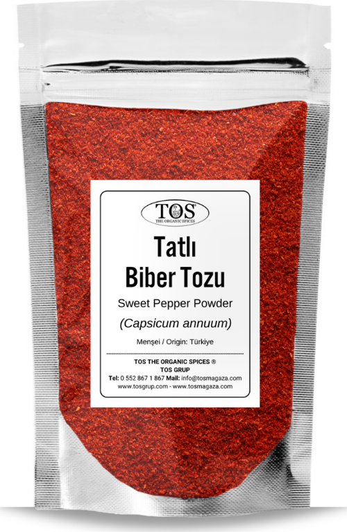Tatlı Kırmızı Biber Tozu 50 gr (1. Kalite) Capsicum annuum / Sweet Paprika