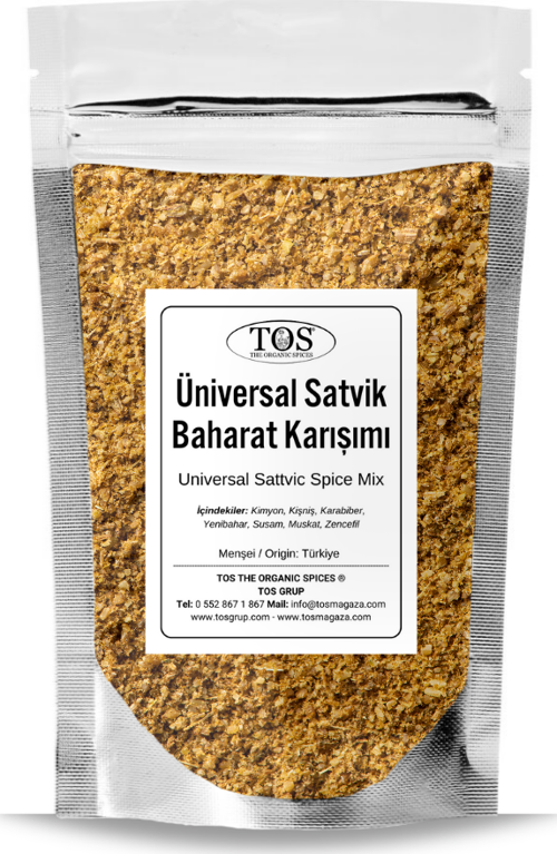 Üniversal Satvik Baharat Karışımı 100 gr Universal Satvik Spice Blend - Premium Quality