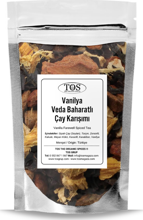 Vanilya Veda Baharatlı Çay 40 gr (1. Kalite) Vanilla Veda Spiced Tea