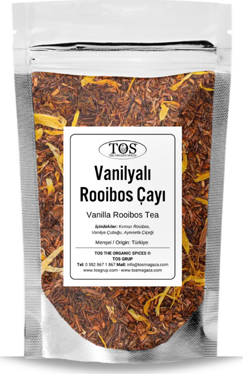 Vanilyalı Rooibos Çayı 100 gr (1. Kalite) Vanilla Rooibos Tea
