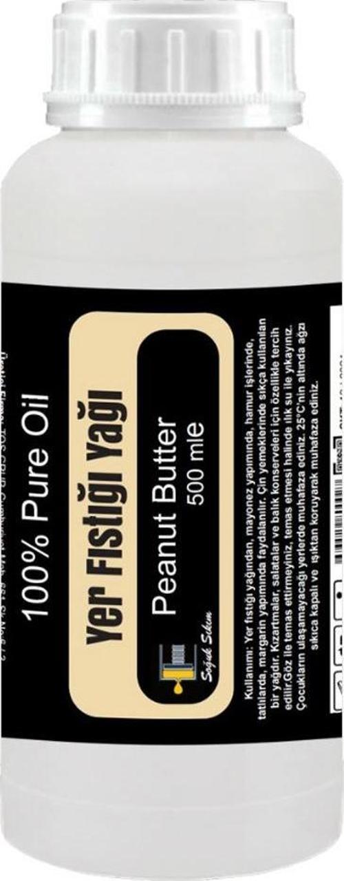 Yer Fıstığı Yağı 500 ml Soğuk Sıkım / Peanut Oil, Cold Pressed