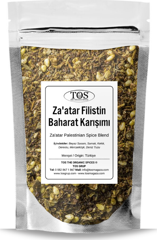 Za'atar Filistin Ortadoğu Akdeniz Baharat Karışımı 250 gr Za'atar Palestinian - Premium Quality