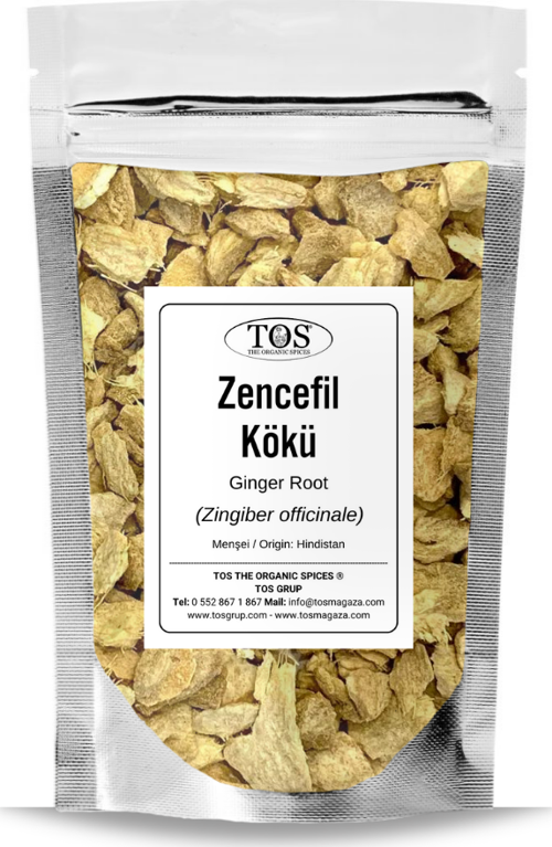 Zencefil Kökü 500 gr (1. Kalite) Zingiber officinale / Ginger Root, Whole