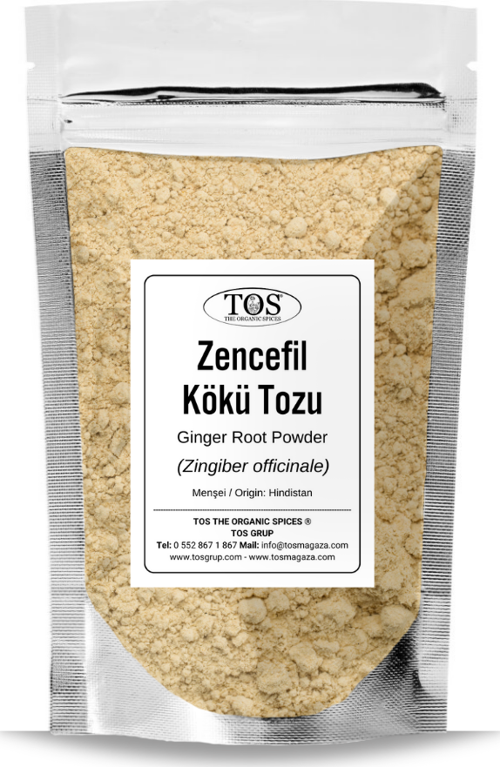Zencefil Tozu 1 kg (1. Kalite) Zingiber officinale / Ginger Root, Ground
