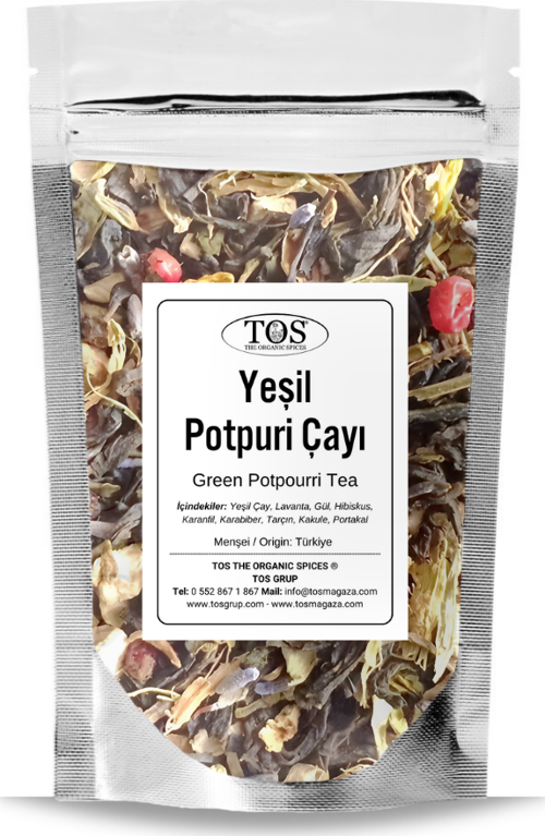 Yeşil Potpuri Çayı 40 gr (1. Kalite) Green Potpourri Tea