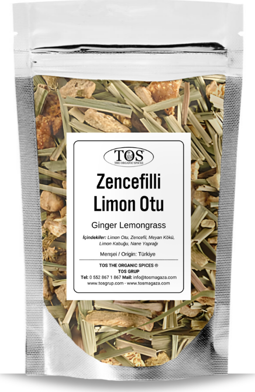 Zencefilli Limon Otu 250 gr (1. Kalite) Ginger Lemongrass