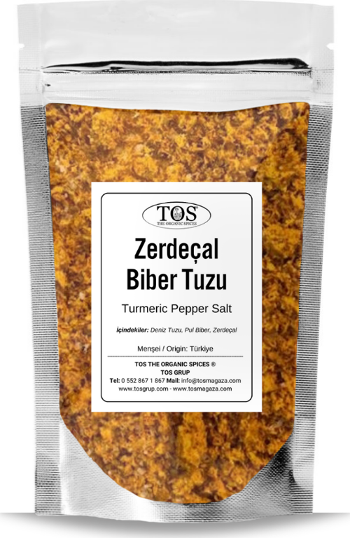 Zerdeçal Biber Tuzu 5 kg (1. Kalite) Turmeric Pepper Salt