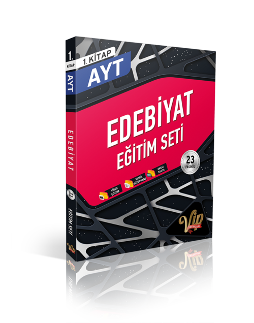 Vip Yayınları AYT Edebiyat Eğitim Seti 1. Kitap Bronz 23 Fasikül