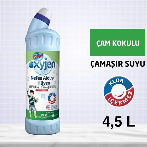 Oksijen Çamaşır Suyu 750 Ml Ferahlatan Hijyen Ekonomi Paketi 6'Lı