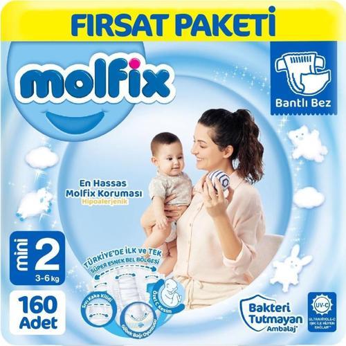 Bebek Bezi 2 Beden Fırsat Paketi 80x2 160 Adet