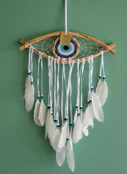 Rüya Kapanı Düş Kapanı Dream Catcher Göz Tasarımı