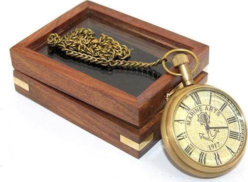 Ahşap Kutulu Köstekli Saat