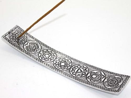 Metal Kayık 7 Çakra ( Chakra ) Tütsülük