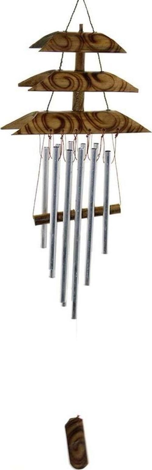 Bambu Metal Çanlı Rüzgar Çanı