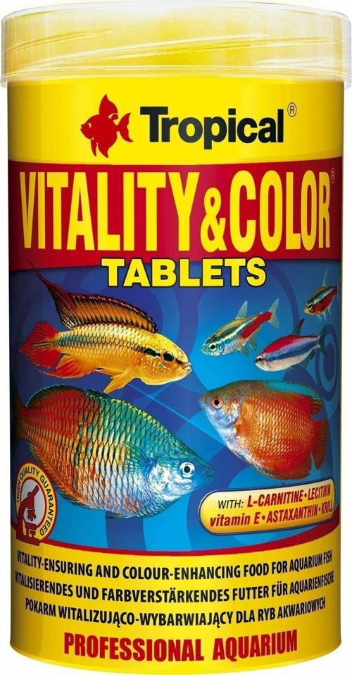 Vitality Color Tablet A Balık Yemi 250 ml