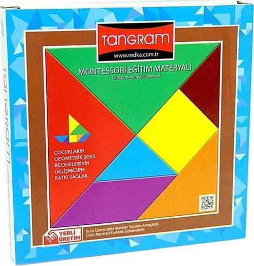 Renkli Tangram 7 li Montessori Eğitim Materyali