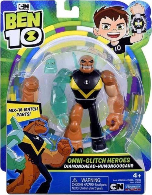 Ben 10 Aksiyon Figürler S1W12 Diamondhead-Humungousaur