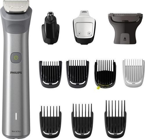 12'Si 1 Arada Erkek Bakım Seti Mg5940/15-Yüz/Saç/Vücut (Islak/Kuru Kullanım) 636Yseri
