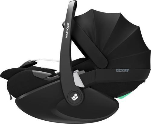 Pebble SlideTech Tam Yatabilen 0-13 Kg Ana Kucağı ve Oto Koltuğu Twillic Black