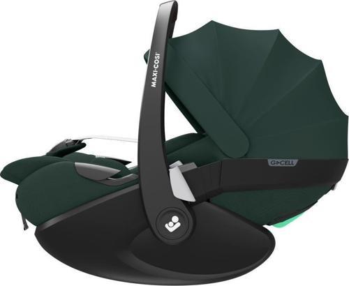 Pebble SlideTech Tam Yatabilen 0-13 Kg Ana Kucağı ve Oto Koltuğu Twillic Green