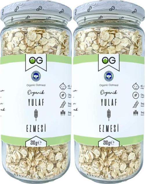2'li Organik Yulaf Ezmesi 210 Gr +6 Ay