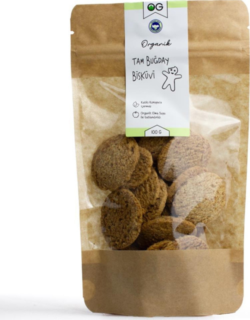 Organik Tam Buğday Bisküvi 100 Gr