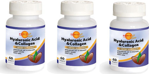 Hyaluronik Asid & Collagen 60 Tablet 3 Kutu