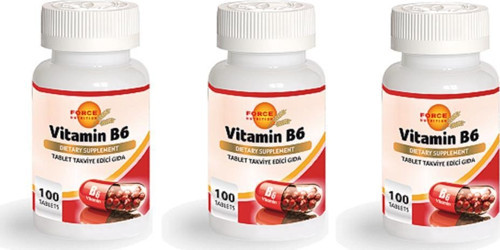 Vitamin B6 100 Tablet | 3 Kutu