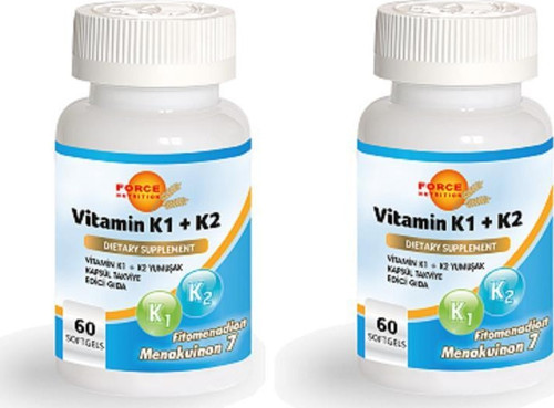 Vitamin K1 K2 60 Softgel 2 Kutu