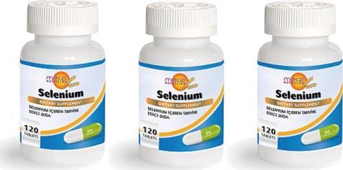 Nutrition Selenyum 200 mcg 120 Tablet 3 kutu