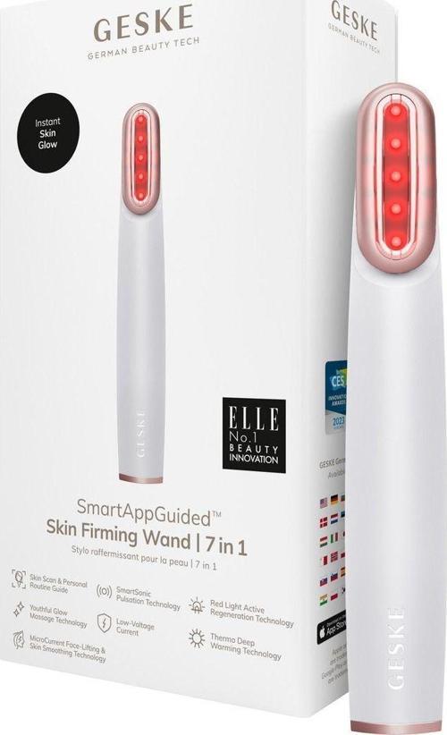 Titreşimli Döner Başlıklı Led Terapili Cilt Sıkılaştırıcı Yüz Bakım Cihazı | Rotatable Head Skin Firming Wand