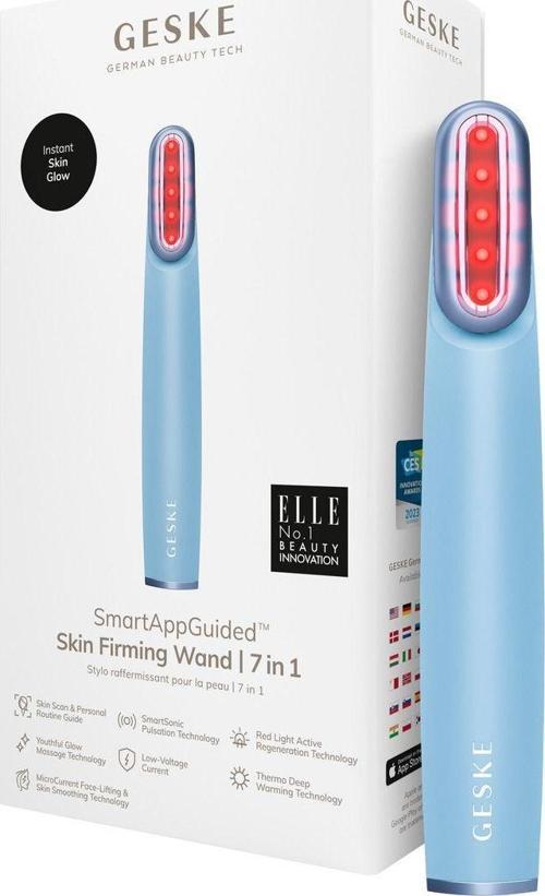 Titreşimli Döner Başlıklı Led Terapili Cilt Sıkılaştırıcı Yüz Bakım Cihazı | Rotatable Head Skin Firming Wand