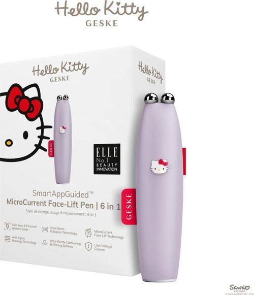 Hello Kitty Titreşimli Mikro Akım Yüz Sıkılaştırıcı Akıllı Kalem | Microcurrent Face-lift Pen