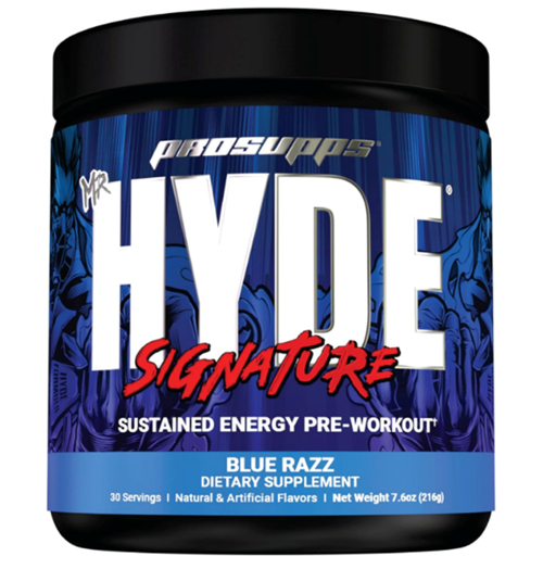 Mr. Hyde Signature Pre Workout Creatine, Beta Alanine, TeaCrine and Caffeine, Energy, Focu