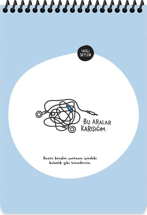 A5 Çizgili Defter - Bu Aralar Karışığım