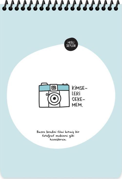 A5 Çizgili Defter - Kimseleri Çekemem