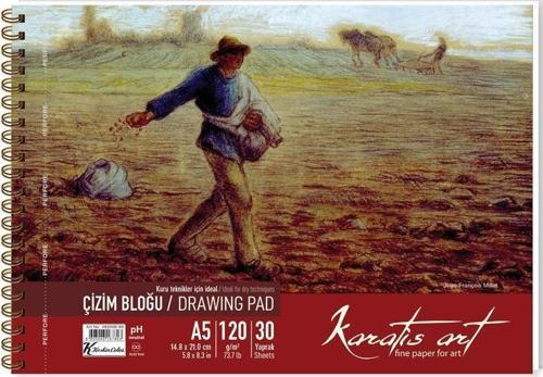 120Gr A5 30 Yp. Spiralli Çizim Blok