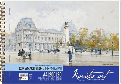 200Gr A4 20 Yp. Spiralli Resim Blok
