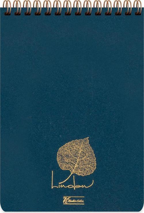 A5 Kareli Linden Bloknot - Mavi