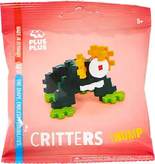 Plus-Plus - Bag Critters Thump - 40 Pcs
