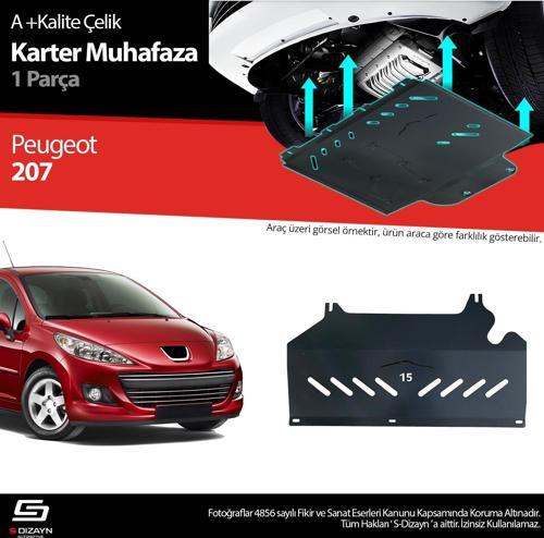 Peugeot 207 Çelik Karter Muhafaza Koruma 2006-2014 A+ Kalite