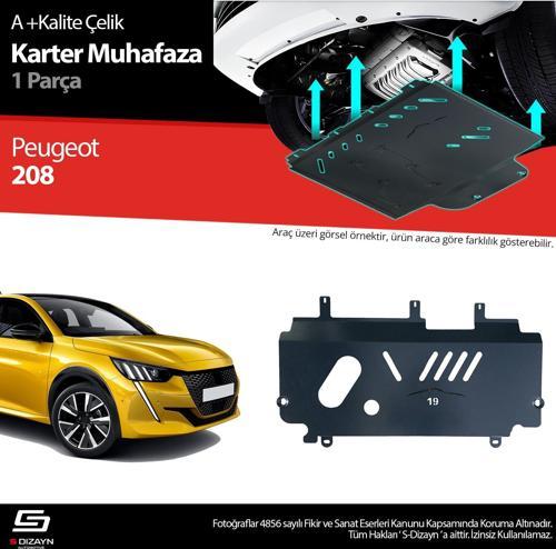 Peugeot 208 Çelik Karter Muhafaza Koruma 2019 Üzeri A+ Kalite